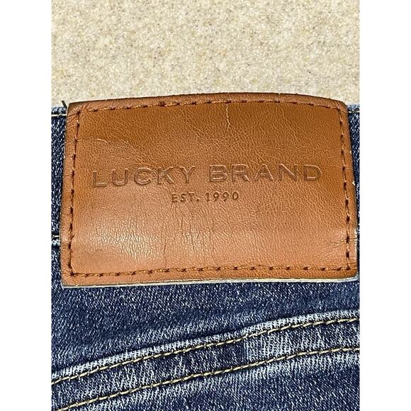 Lucky Brand Jeans Zoe High Rise Straight Leg Raw Hem Women's Size 8/29R - Picture 7 of 16